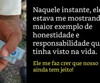 Menino pobre emociona a todos com exemplo incrível de HONESTIDADE