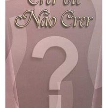 Capa de Crer ou Não Crer?