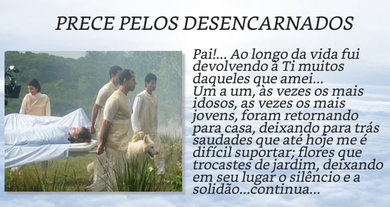 Prece pelos Desencarnados