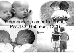 Amor Fraternal - Apóstolo Paulo