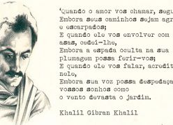 Sobre o Amor - Texto do Poeta Libanês Khalil Gibran Khalil