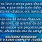 Que eu leve o amor...